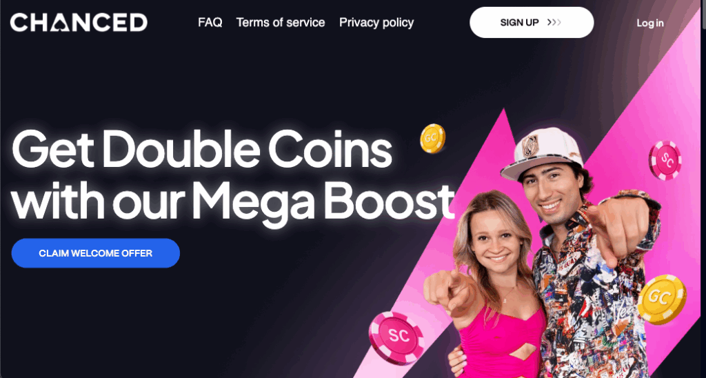Chance Casino bonus banner desktop